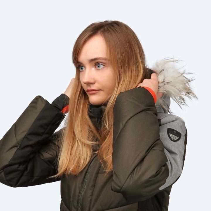 Moteriška slidinėjimo striukė Icepeak Electra IA, ruda