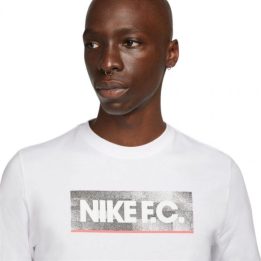 Vyriški medvilniniai marškinėliai Nike FC Tee Seasonal Block, balti