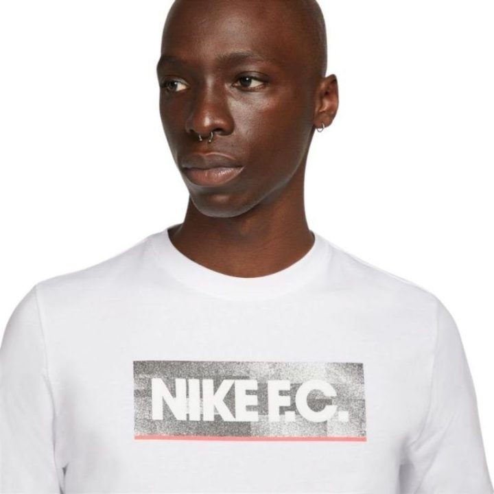 Vyriški medvilniniai marškinėliai Nike FC Tee Seasonal Block, balti
