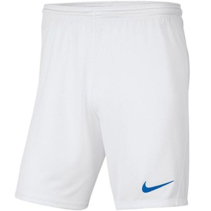 Vyriški prigludusio kirpimo šortai Nike Park III, balti
