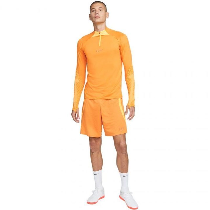Vyriškas futbolo džemperis Nike Dri-FIT Strike Drill Top, oranžinis