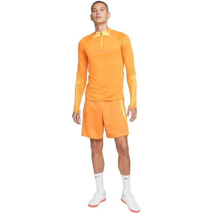 Vyriškas futbolo džemperis Nike Dri-FIT Strike Drill Top, oranžinis
