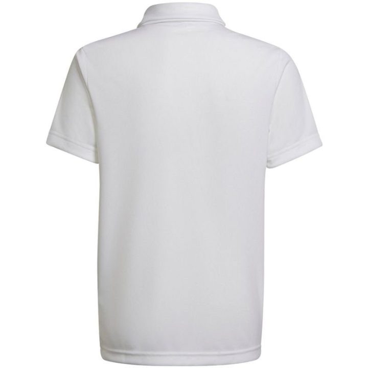 Vaikiški polo marškinėliai su sagomis adidas Entrada 22, balti