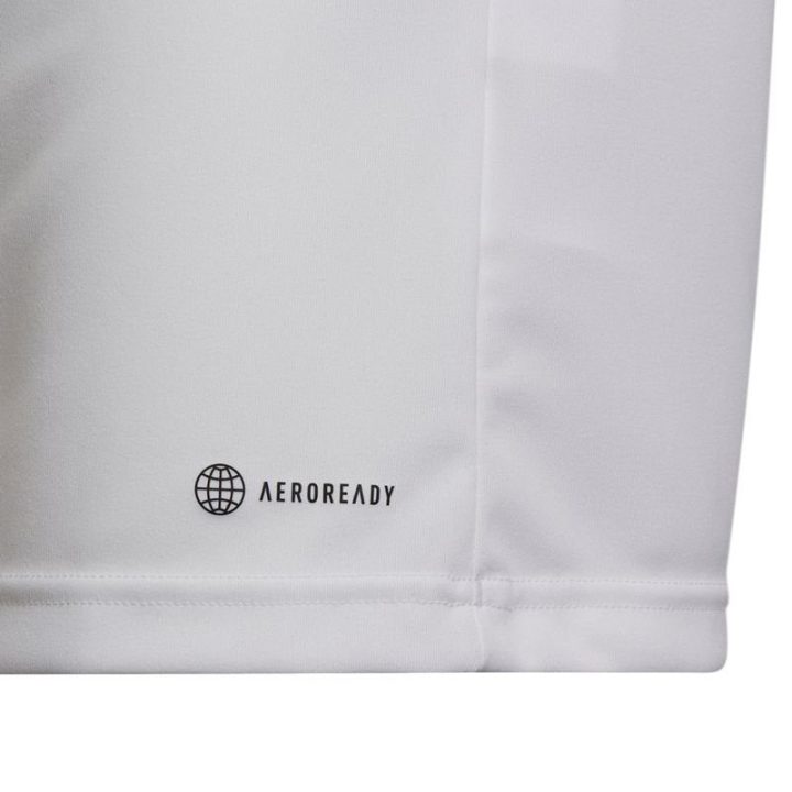 Vaikiški polo marškinėliai su sagomis adidas Entrada 22, balti