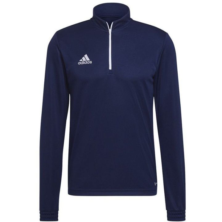 Vyriškas džemperis su užtrauktuku adidas Entrada 22, tamsiai mėlynas