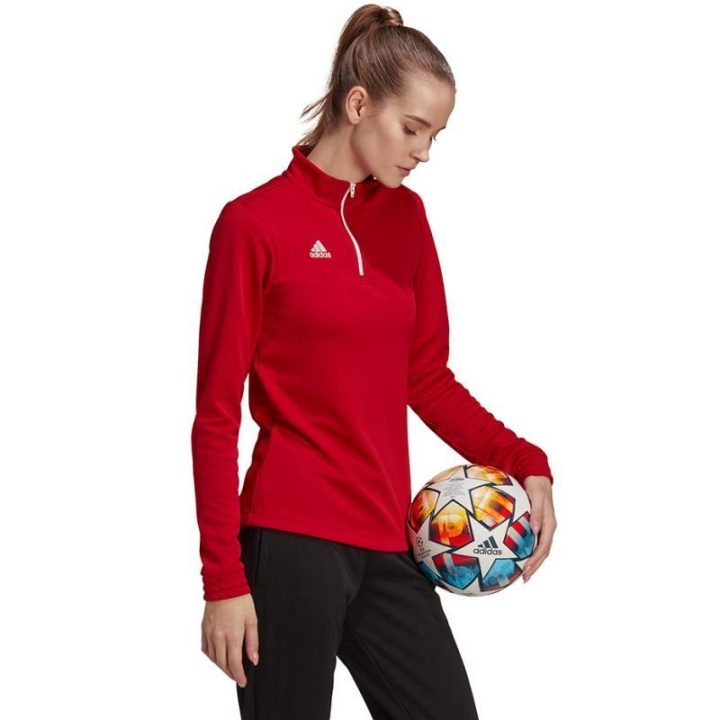 Moteriškas džemperis adidas Entrada 22 Top Training, raudonas