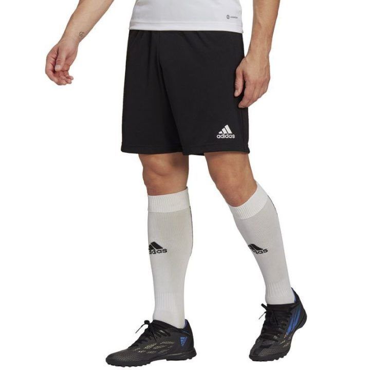 Vyriški futbolo šortai adidas Entrada 22, juodi