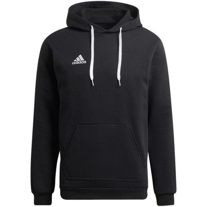 Vyriškas medvilninis džemperis su gobtuvu adidas Entrada 22, juodas