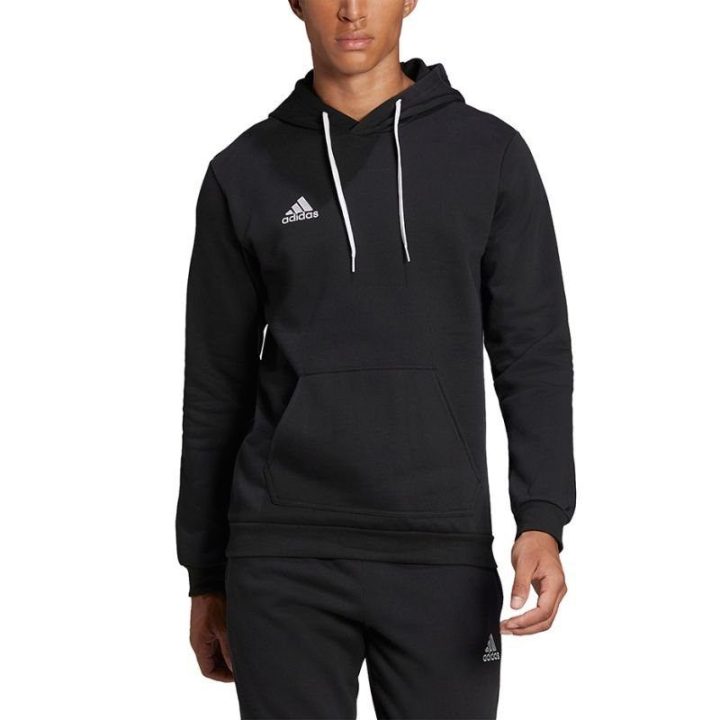 Vyriškas medvilninis džemperis su gobtuvu adidas Entrada 22, juodas
