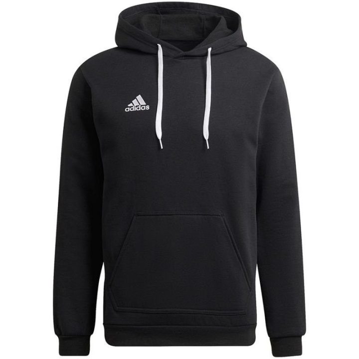 Vyriškas medvilninis džemperis su gobtuvu adidas Entrada 22, juodas