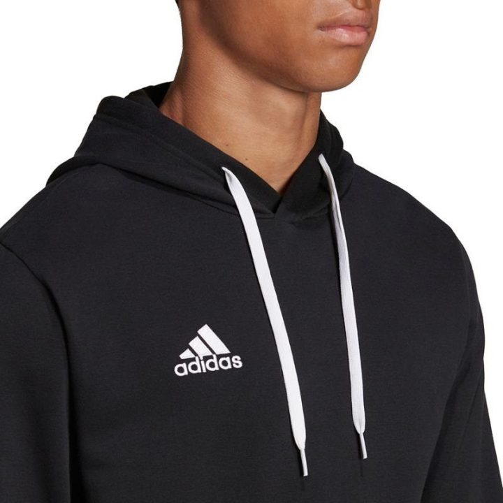 Vyriškas medvilninis džemperis su gobtuvu adidas Entrada 22, juodas