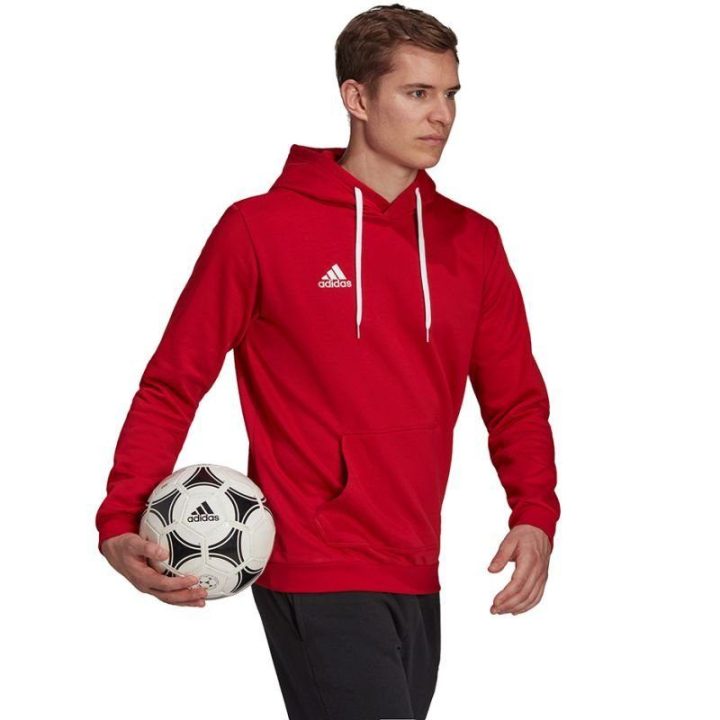 Vyriškas džemperis su gobtuvu adidas Entrada 22, raudonas