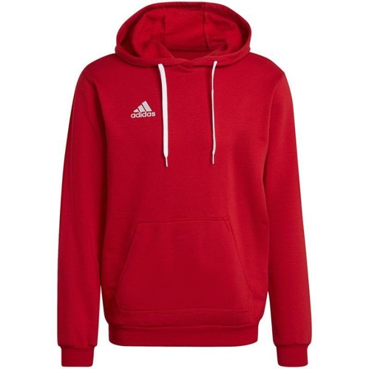 Vyriškas džemperis su gobtuvu adidas Entrada 22, raudonas