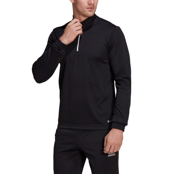 Vyriškas prigludusio kirpimo džemperis adidas Entrada 22, juodas