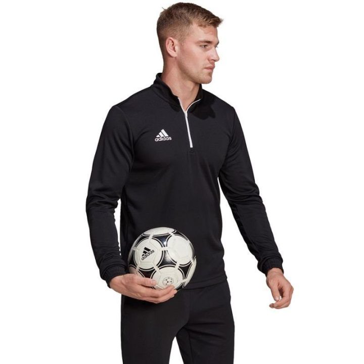 Vyriškas prigludusio kirpimo džemperis adidas Entrada 22, juodas