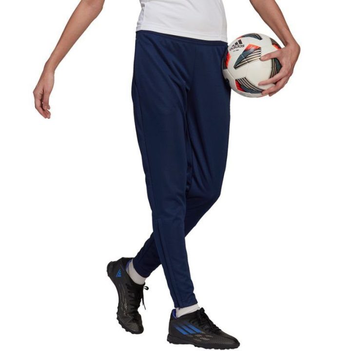 Moteriškos sportinės kelnės adidas Entrada 22, tamsiai mėlynos