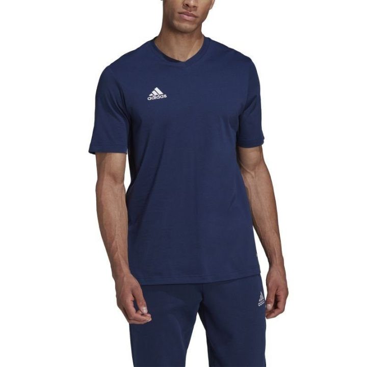 Vyriški marškinėliai su V formos iškirpte adidas Entrada 22