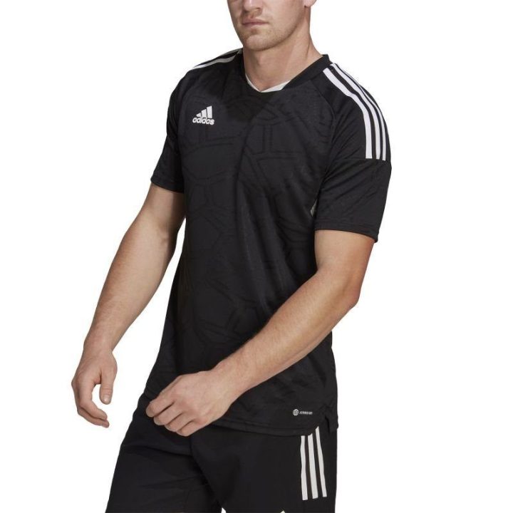 Vyriški marškinėliai su raglano rankovėmis adidas Condivo 22, juodi