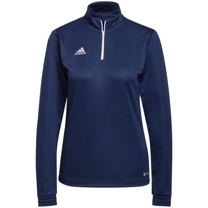 Moteriškas prigludęs džemperis adidas Entrada 22, tamsiai mėlynas