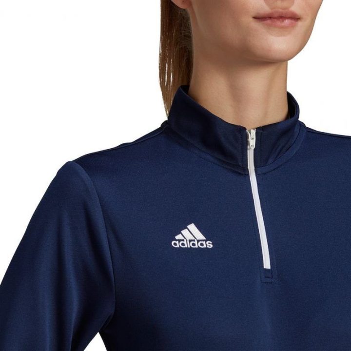 Moteriškas prigludęs džemperis adidas Entrada 22, tamsiai mėlynas
