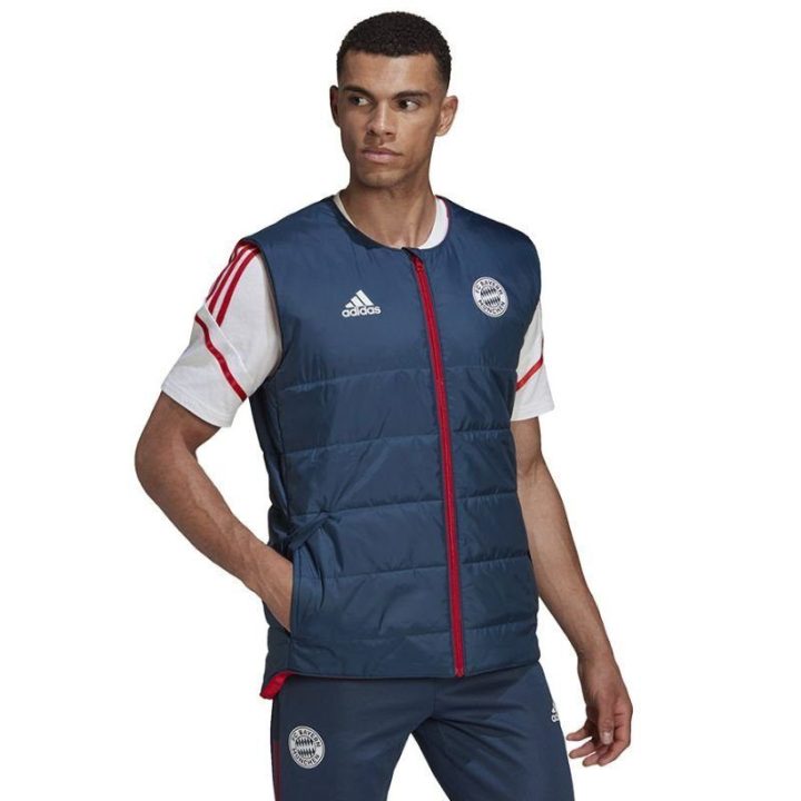 Vyriška liemenė adidas Bayern Pad, tamsiai mėlyna ir raudona