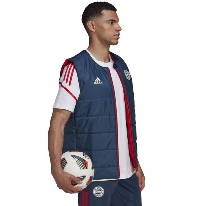 Vyriška liemenė adidas Bayern Pad, tamsiai mėlyna ir raudona