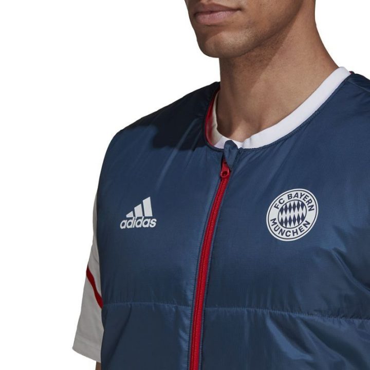 Vyriška liemenė adidas Bayern Pad, tamsiai mėlyna ir raudona