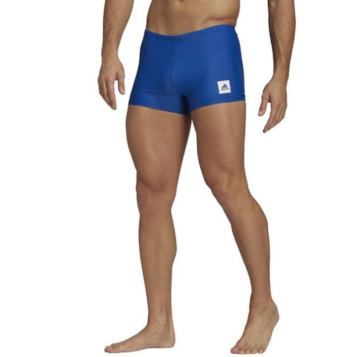 Vyriški maudymosi šortai adidas Solid Boxer, mėlyni