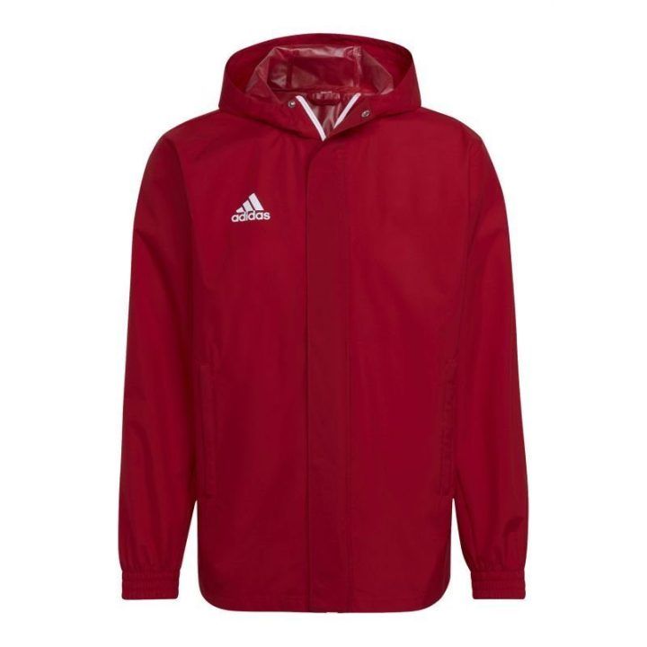 Vyriška treniruočių striukė adidas Entrada 22 All-weather, raudona