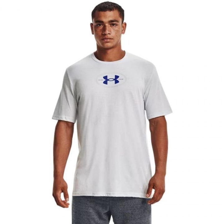 Vyriški medvilniniai marškinėliai Under Armour Repeat, pilki