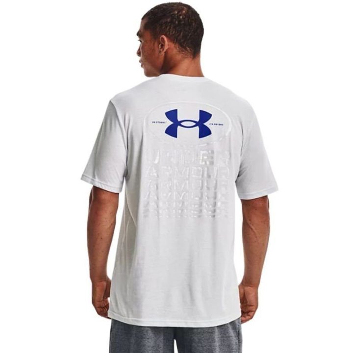 Vyriški medvilniniai marškinėliai Under Armour Repeat, pilki