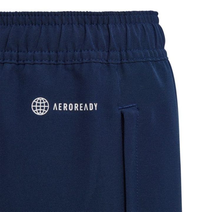 Vaikiškos futbolo kelnės adidas Entrada 22 Presentation, tamsiai mėlynos