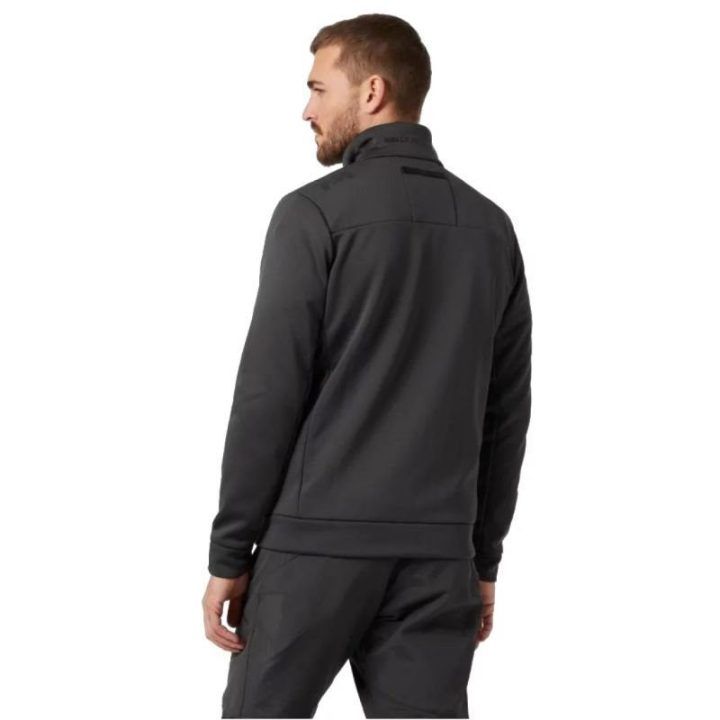 Vyriška striukė su aukšta apykakle Helly Hansen Crew Fleece, pilka