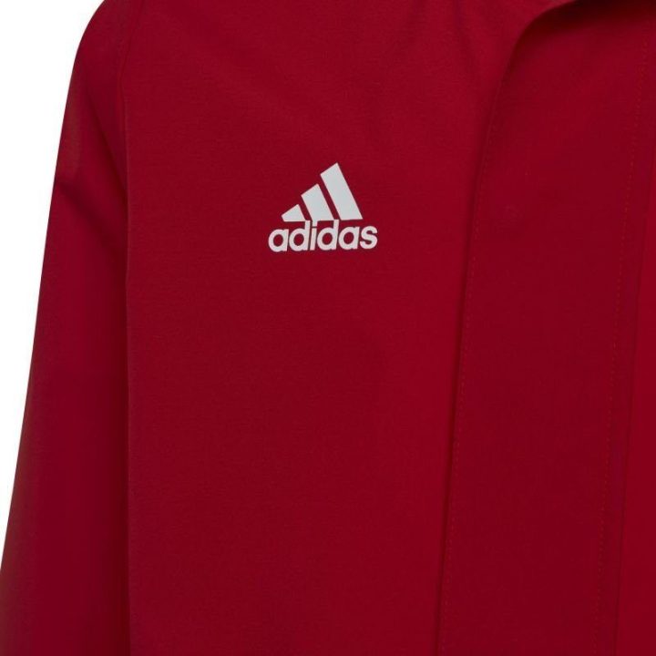 Vaikiška striukė adidas Entrada 22 All-weather, raudona