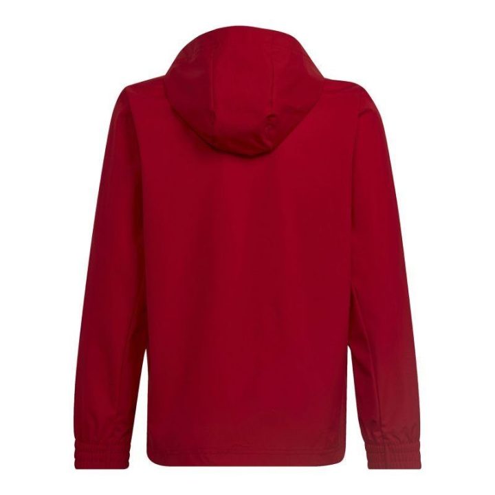 Vaikiška striukė adidas Entrada 22 All-weather, raudona