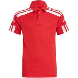 Vaikiški polo marškinėliai adidas Squadra 21, raudoni