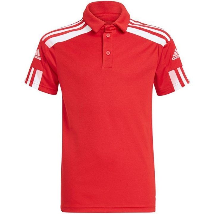 Vaikiški polo marškinėliai adidas Squadra 21, raudoni