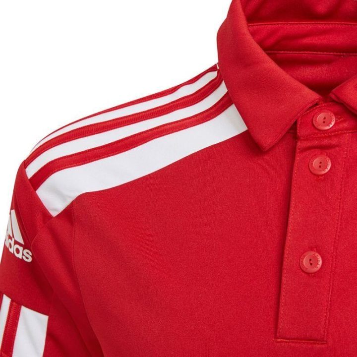 Vaikiški polo marškinėliai adidas Squadra 21, raudoni