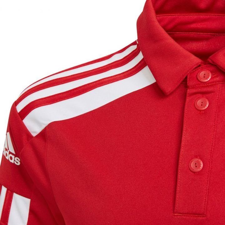 Vaikiški polo marškinėliai adidas Squadra 21, raudoni