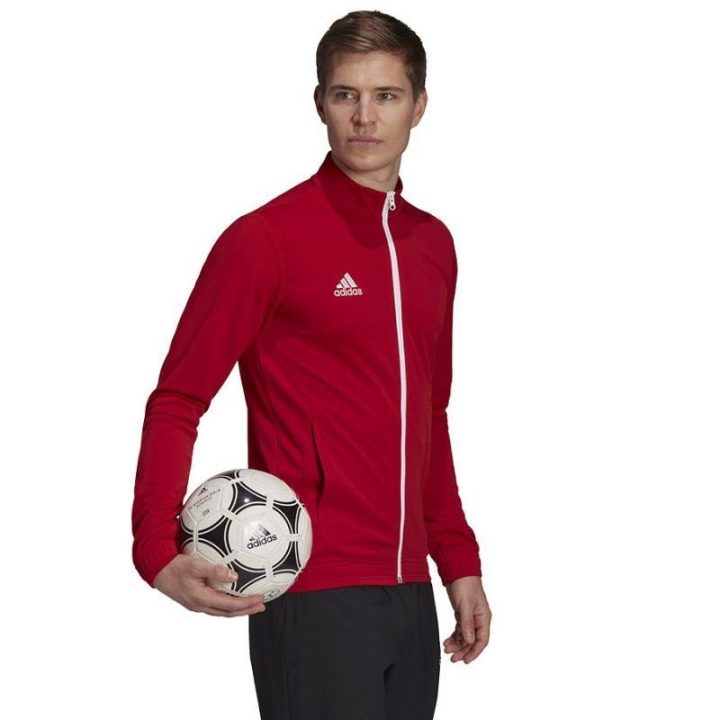 Vyriškas džemperis su stačia apykakle adidas Entrada 22, raudonas