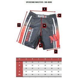 MMA šortai Masters