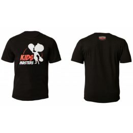 Vaikiški marškinėliai Masters Fight Equipment, juodi
