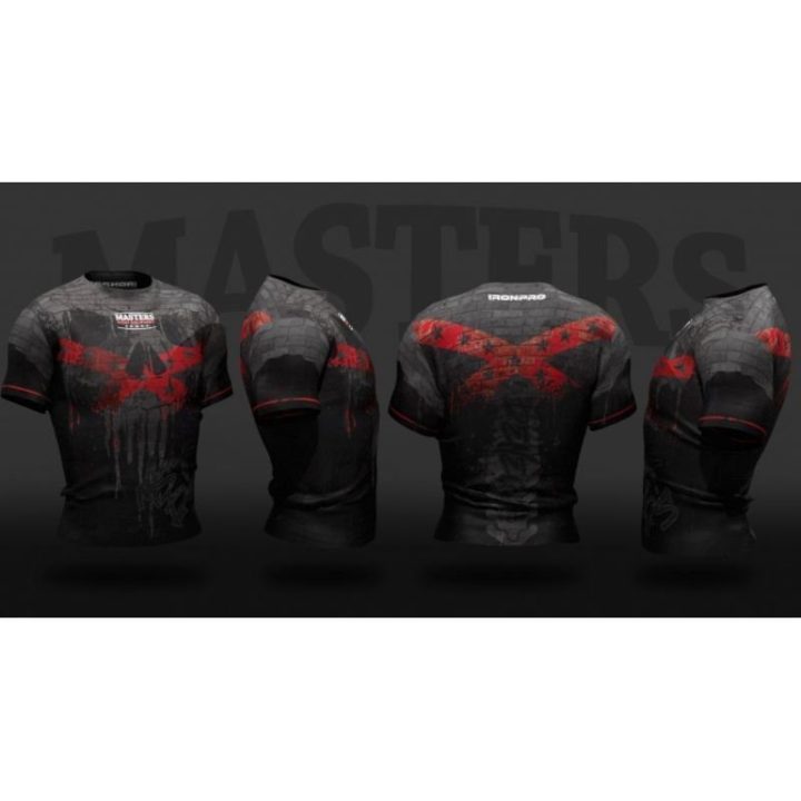Vyriški treniruočių marškinėliai Masters Dark Side Renegate, juodi