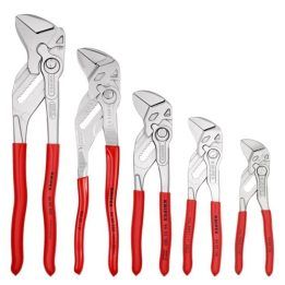 Replių-raktų komplektas KNIPEX, 5 vnt., 125–300 mm