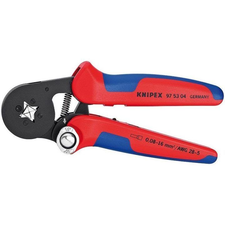 Kabelių įvorių užspaudimo replės Knipex, 180 mm