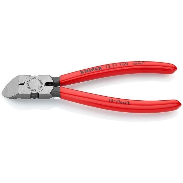 Šoninės kirpimo replės Knipex 72 11 160, 160 mm