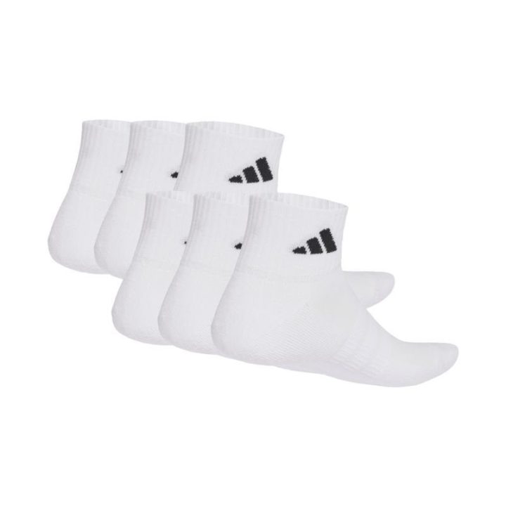 Medvilninės kojinės adidas Cushioned Essentials, 6 poros, baltos