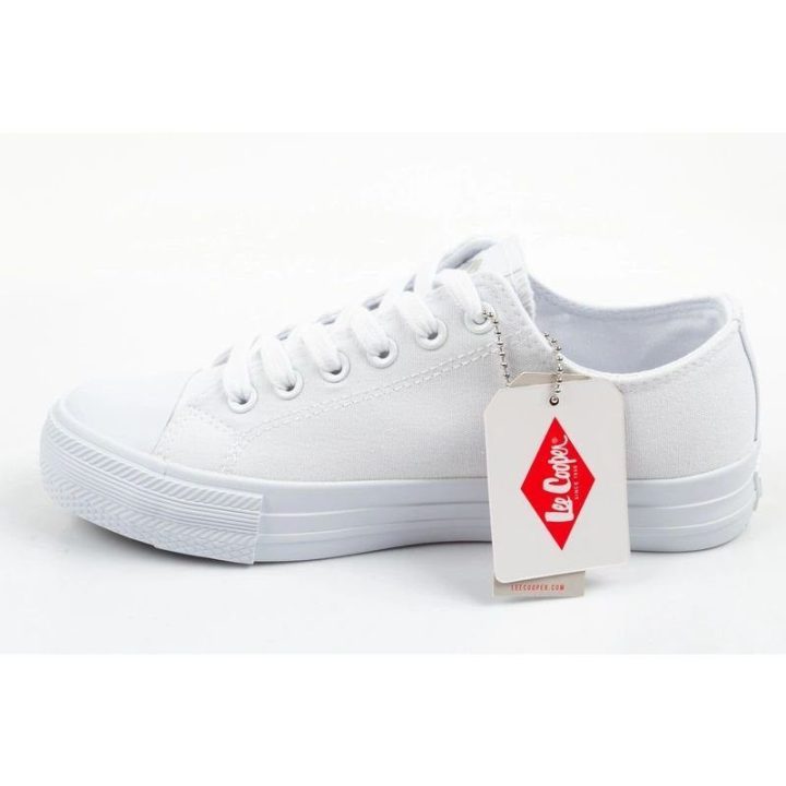 Moteriški suvarstomi kedai Lee Cooper, balti