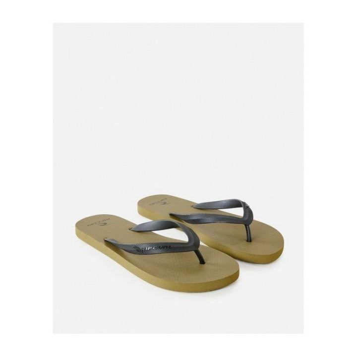 Moteriškos šlepetės per pirštą Rip Curl Brand Logo Bloom, alyvuogių