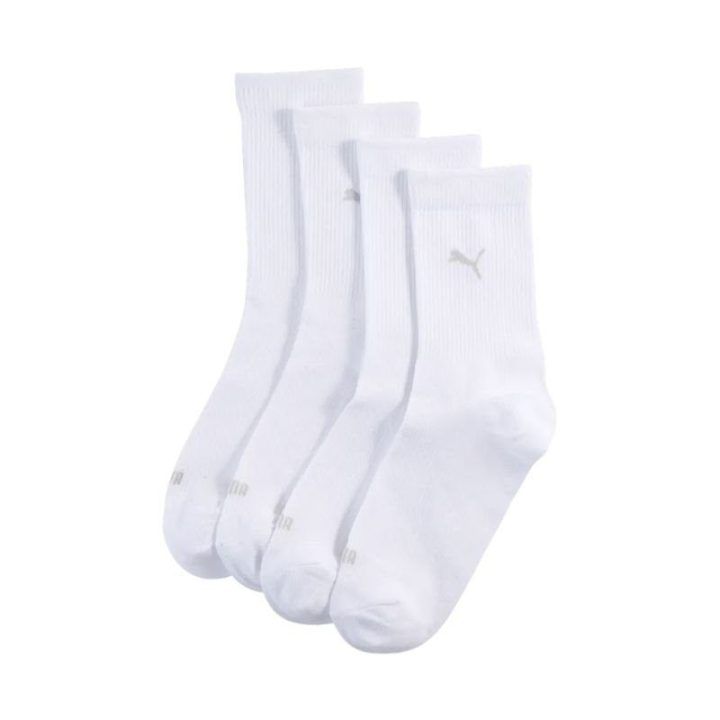 Moteriškos medvilninės kojinės Puma Sock, 3 poros, baltos